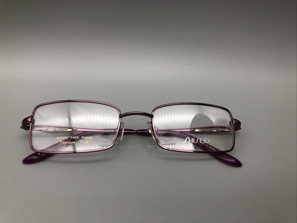 SHISEIDO SH-2135 #7 EYEGLASSES GLASSES TITANIUM FRAME Japan 50[]19-136mm *READ